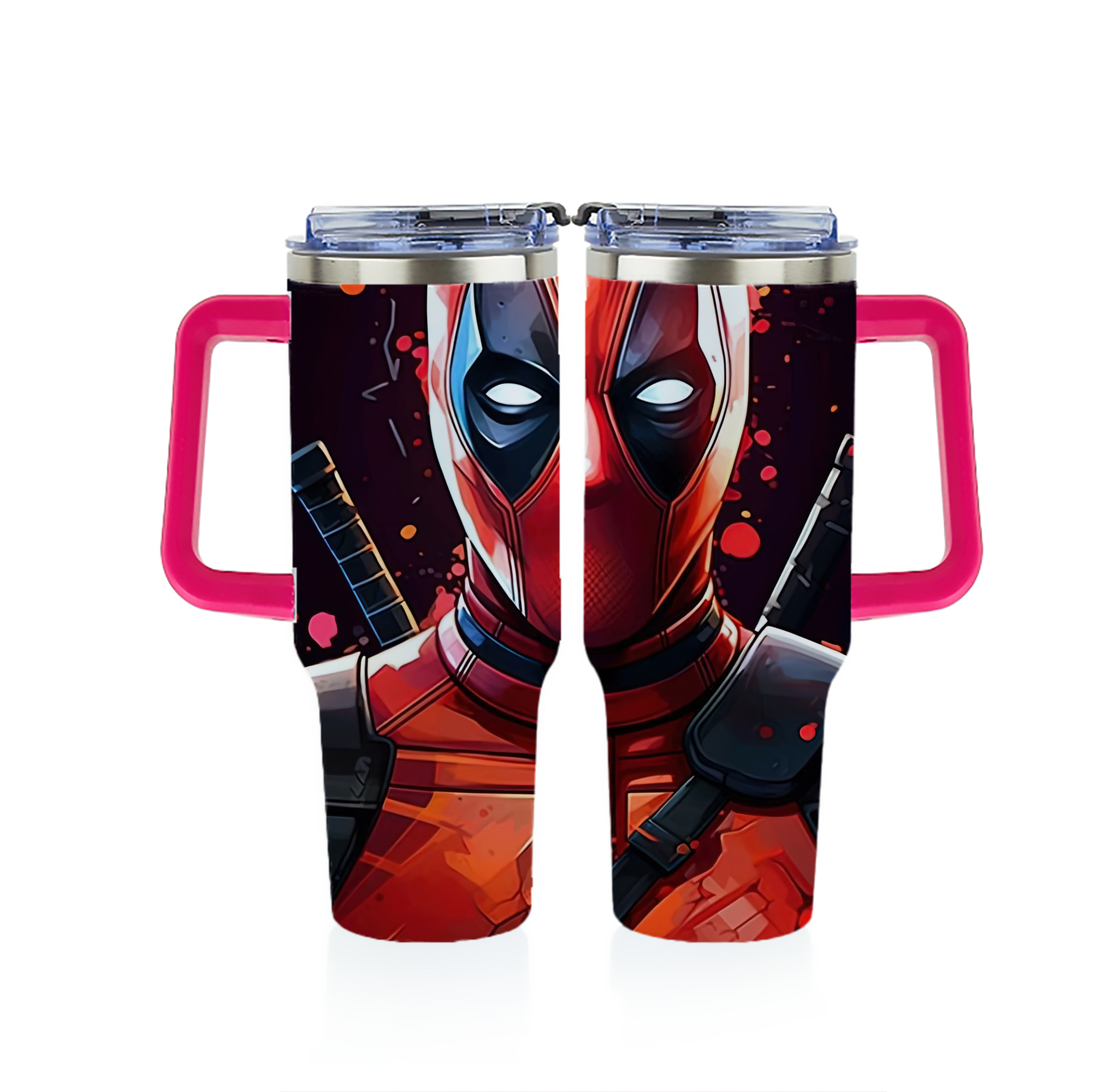 （画像用） Deadpool デッドプール 1200ｍLフルプリント車用タンブラー
